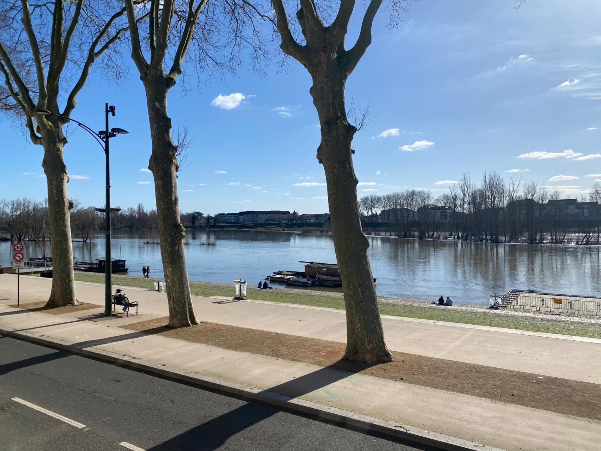 Balcon Vue Loire Parking A 50M Apartment Orleans Bagian luar foto